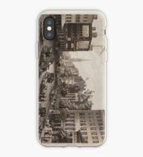 Vinilo o funda para iPhone Vintage Broadway NYC Illustration (1840)