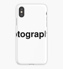 photographers iPhone Case