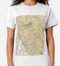 Vintage Map of Buffalo New York (1891) Classic T-Shirt