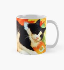 Posing on Pumpkins Mug