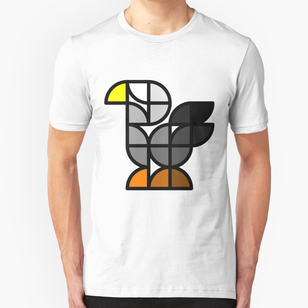 Quadrantal Bird Slim Fit T-Shirt