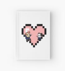 "Love in 8-bit": Jeff and Annie (Style C) Hardcover Journal