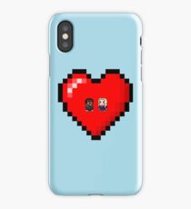 "Love in 8-bit": Britta and Troy (Style A) iPhone Case