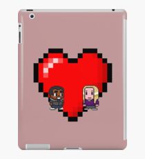"Love in 8-bit": Britta and Troy (Style B) iPad Case/Skin
