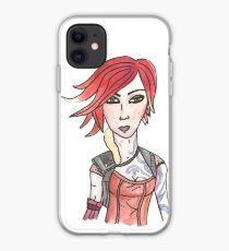 Borderlands 2 Lilith the Siren Firebird Watercolour and Ink Illustration by Jayne Kitsch iPhone Case