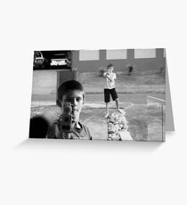 Nerf Guns Greeting Card