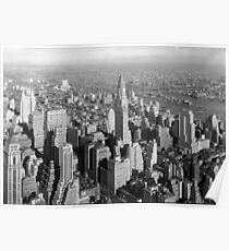 Póster Vintage Midtown Manhattan Photograph