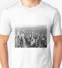 Camiseta unisex Vintage Midtown Manhattan Photograph