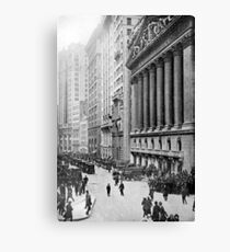 Lienzo Vintage Wall Street NYC Photograph (1921)