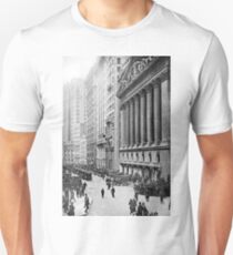 Camiseta unisex Vintage Wall Street NYC Photograph (1921)
