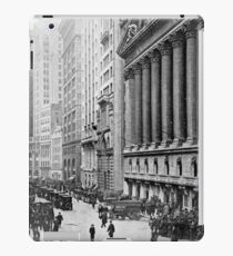 Vintage Wall Street NYC Photograph (1921) iPad Case/Skin
