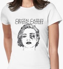 Crystal Castles Shirt RETRO Women's Fitted T-Shirt