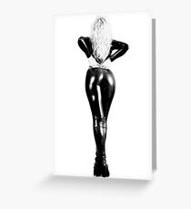 Catsuit Girl Greeting Card