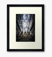 Two worlds and in between Framed Print