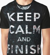 Keep Calm and Finish Him Graphic T-Shirt