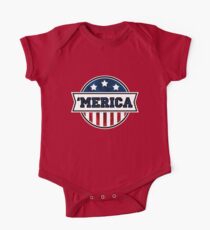 'MERICA T-Shirt. America. Jesus. Freedom. - The Campaign Short Sleeve Baby One-Piece
