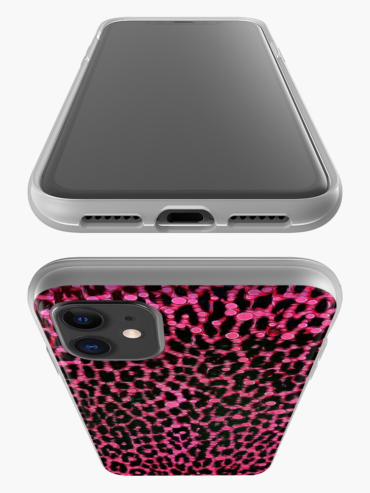 "Florescent Pink Cheetah Abstract " iPhone Case & Cover by OCDesigns2