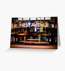 First Avenue Greeting Card