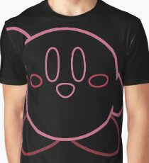 Minimalist Kirby With Face Graphic T-Shirt