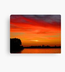 Warm Sunset Canvas Print