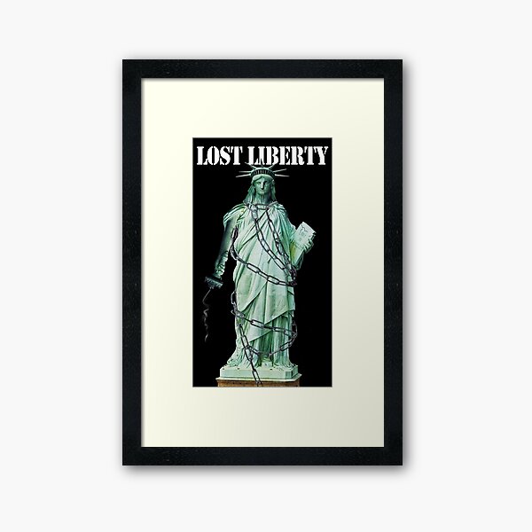 Lost Liberty Framed Art Print