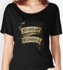 Mischief Managed Banner Women's Relaxed Fit T-Shirt