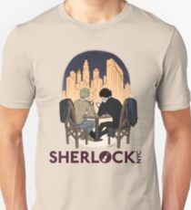 Sherlock NYC - Night (Purple Logo) Unisex T-Shirt