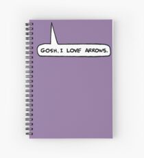 Gosh I Love Arrows Spiral Notebook