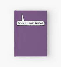 Gosh I Love Arrows Hardcover Journal