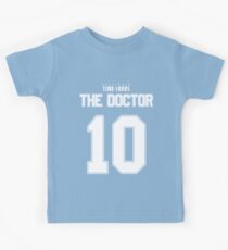 Team Tennant (The Doctor Team Jersey #10) Kids Tee