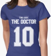 Team Tennant (The Doctor Team Jersey #10) Women's Fitted T-Shirt