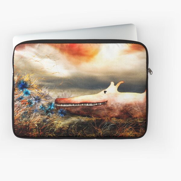 The Baby Piano Exploring the World of Flowers Laptop Sleeve