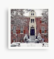 Merry Christmas and Happy New Year Canvas Print