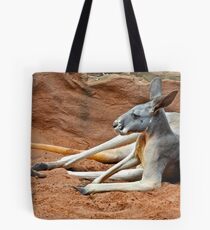 Relaxing Kangaroo Tote Bag