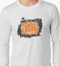 Hand punching Long Sleeve T-Shirt