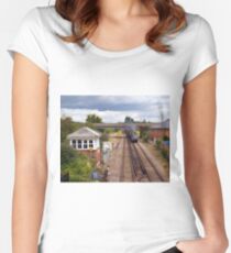 The Dorset Coast Express Women's Fitted Scoop T-Shirt