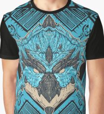 Hunting Club: Azure Rathalos Graphic T-Shirt