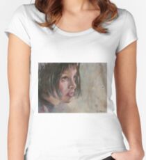 Matilda - Leon - The Professional - Natalie Portman Women's Fitted Scoop T-Shirt