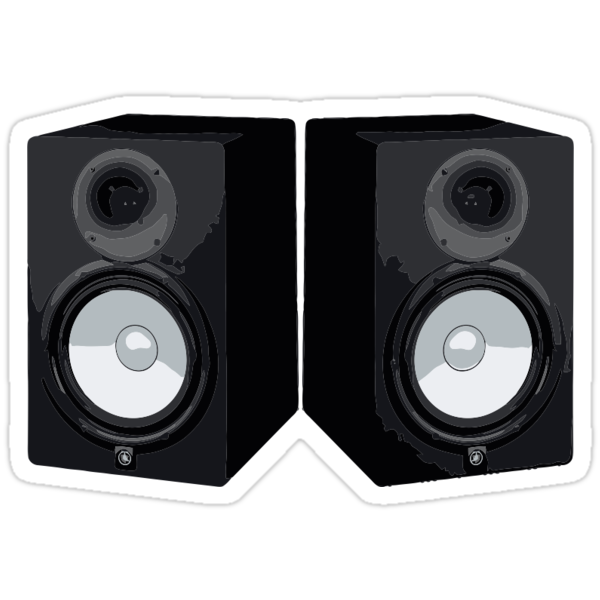 "Pair of speakers" Stickers by cnstudio Redbubble