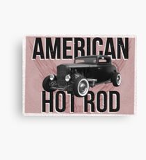 American Hot Rod - red version Canvas Print