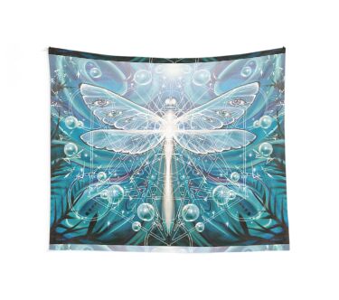 Dragonfly Dreaming Wall Tapestry