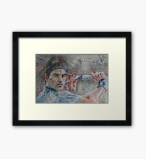 Roger Federer - 6 Framed Print