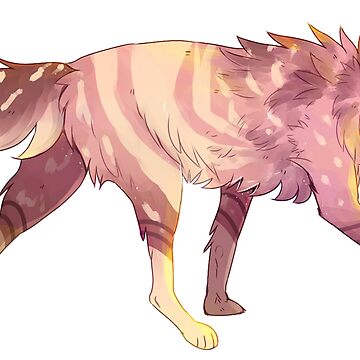 Cute Kawaii Pastel Spirit Wolf
