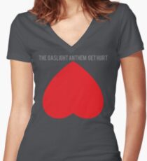 Get hurt Women's Fitted V-Neck T-Shirt