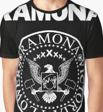 Ramona - White Graphic T-Shirt