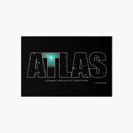 Comet Atlas Art Board Print