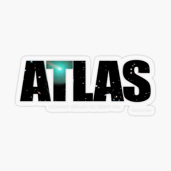 Comet Atlas Transparent Sticker