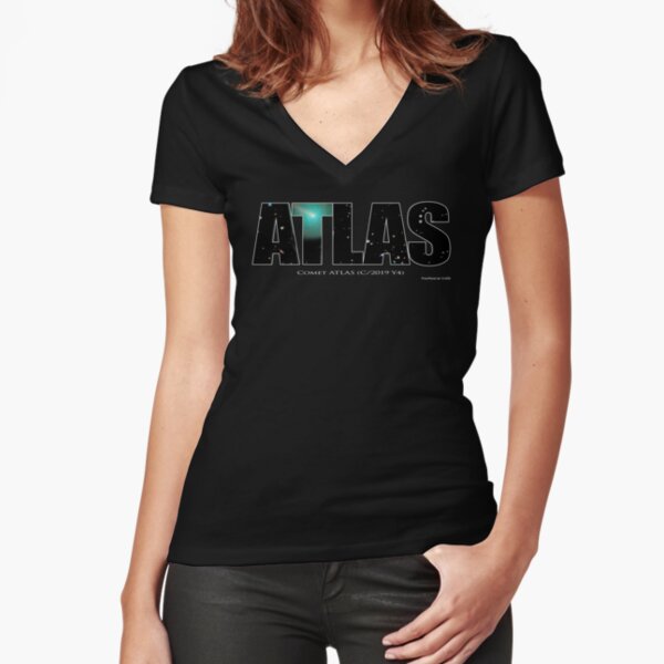 Comet Atlas Fitted V-Neck T-Shirt