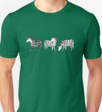 Hipster Zebra Unisex T-Shirt