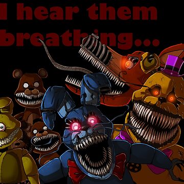 FNAF 4 Nightmare Animatronics Poster for Sale by ladyfiszi